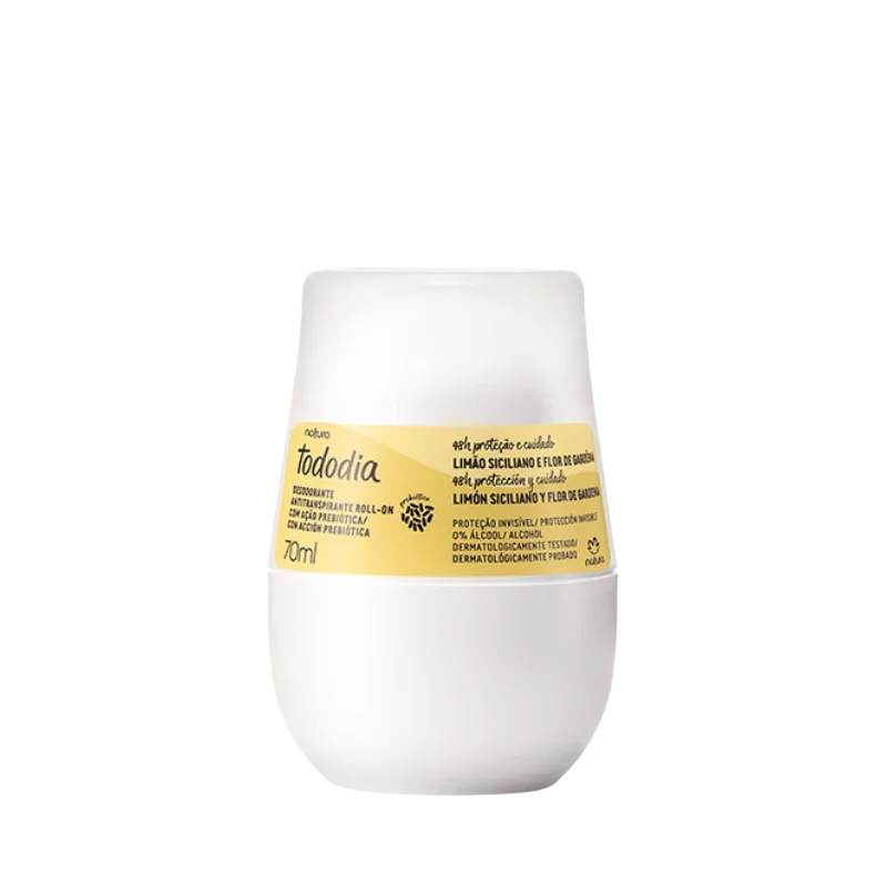 Tododia Desodorante roll-on Limón Siciliano y Flor de Gardenia